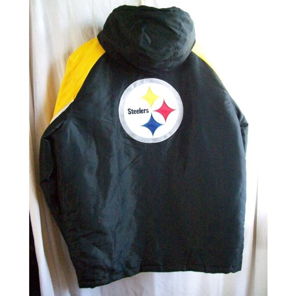 NFL Pittsburgh Steelers Hooded Puffer Jacket - Picture 1 of 3